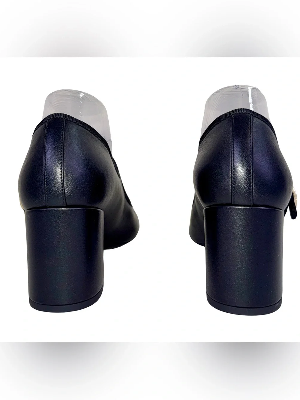 CHANEL MARY JANE PUMPS IN BLACK LAMBSKIN LEATHER